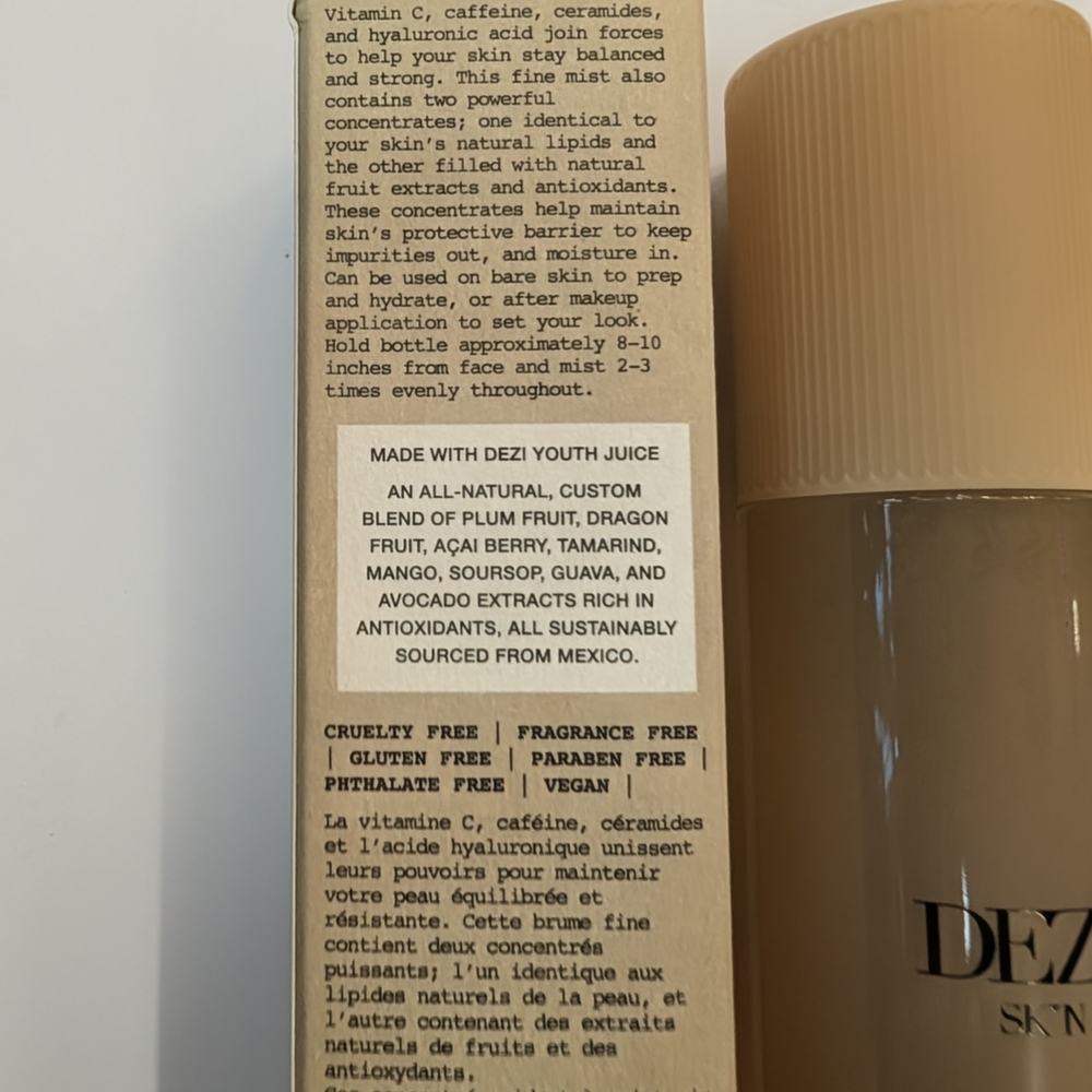 DEZI Skin Dew Me Over Face Mist - Gray and White - Picture 2 of 2